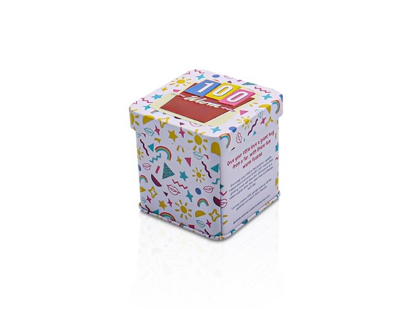 D60*60*60mm正方形马口铁茶叶铁盒 200克茶叶马口铁盒开云(中国)